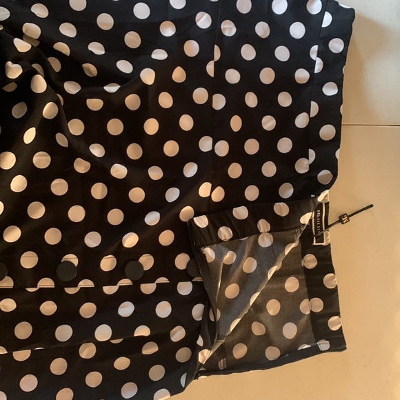 Womens size 14 Melanie Lyne polka dot skirt - Picture 4 of 6